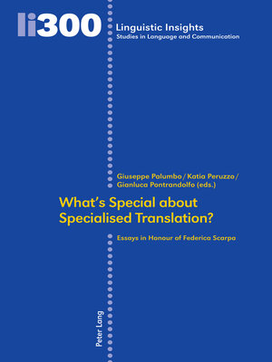 cover image of What's Special about Specialised Translation?